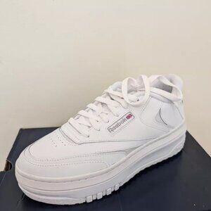 Reebok Womens Club C Extra White Tennis Shoes Size 9.5 FTWWHT/PUGRY3